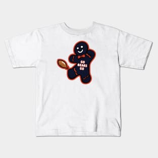 Chicago Bears Gingerbread Man Kids T-Shirt